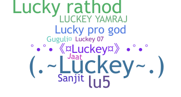 ニックネーム - Luckey