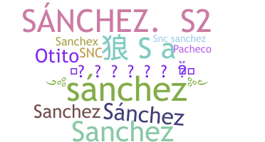 ニックネーム - Snchez