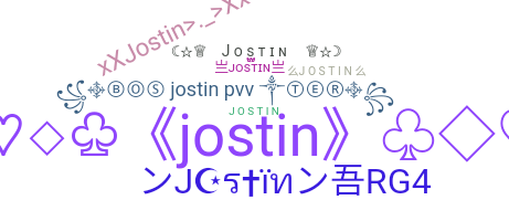 ニックネーム - jostin