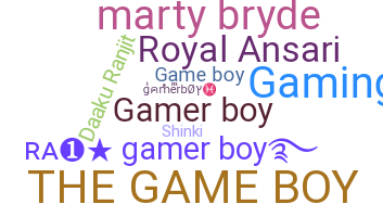 ニックネーム - gamerboy