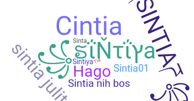 ニックネーム - Sintia