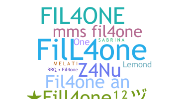 ニックネーム - Fil4One