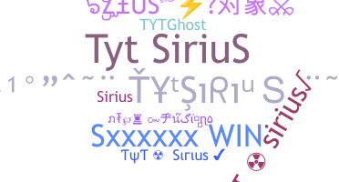 ニックネーム - TytSirius