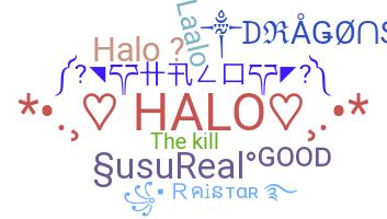 ニックネーム - Halo