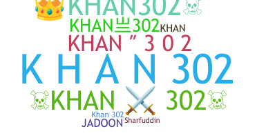 ニックネーム - Khan302