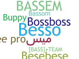 ニックネーム - Bassem