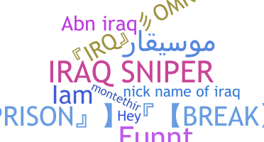 ニックネーム - Iraq