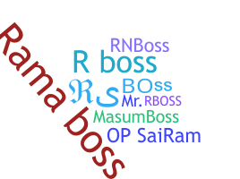 ニックネーム - rboss