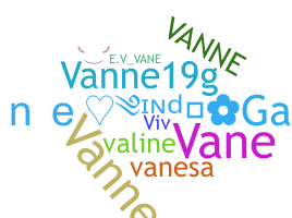 ニックネーム - Vanne
