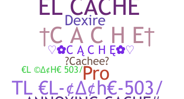 ニックネーム - Cache