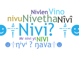 ニックネーム - Nivi