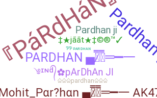 ニックネーム - Pardhan