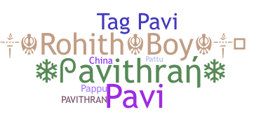 ニックネーム - Pavithran