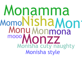 ニックネーム - Monisha