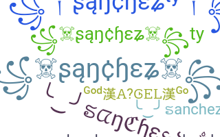 ニックネーム - Sanchez
