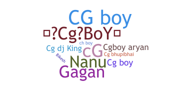 ニックネーム - Cgboy