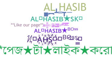 ニックネーム - AlHasib