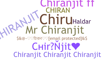 ニックネーム - Chiranjit