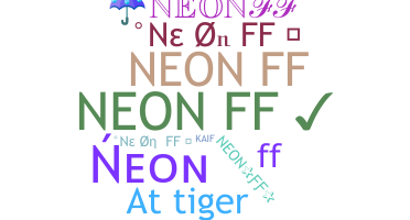 ニックネーム - neonff