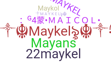 ニックネーム - maykel