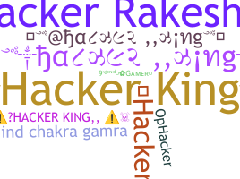 ニックネーム - hackerking