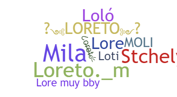 ニックネーム - Loreto