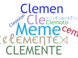 ニックネーム - Clemente