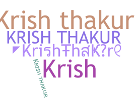 ニックネーム - KrishThakur