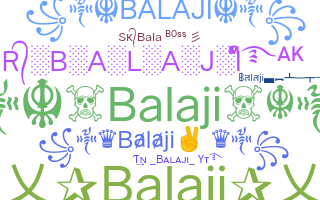 ニックネーム - Balaji