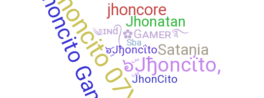 ニックネーム - Jhoncito