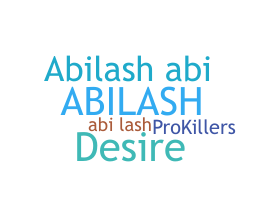 ニックネーム - Abilash