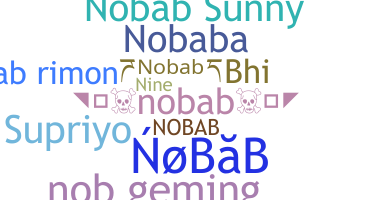 ニックネーム - Nobab