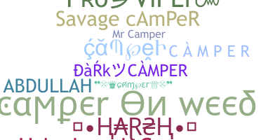 ニックネーム - Camper