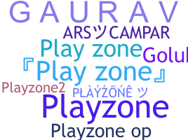 ニックネーム - playzone