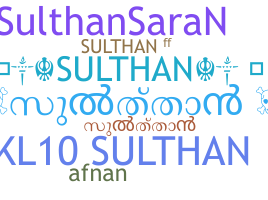 ニックネーム - Sulthan