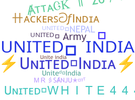 ニックネーム - UnitedIndia