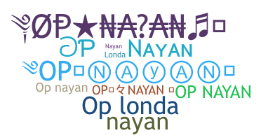 ニックネーム - OpNayan