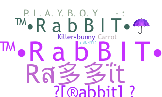 ニックネーム - rabbit