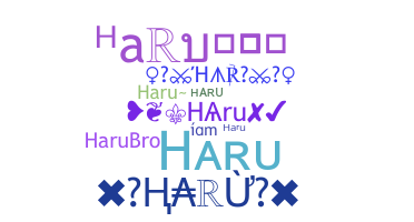 ニックネーム - Haru