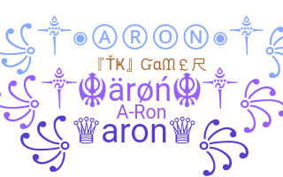 ニックネーム - aron