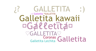ニックネーム - Galletita