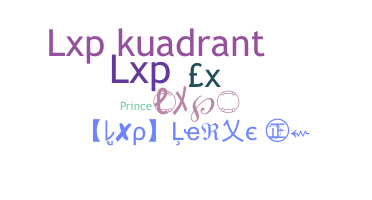ニックネーム - LXP