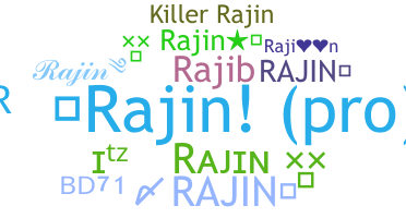 ニックネーム - Rajin