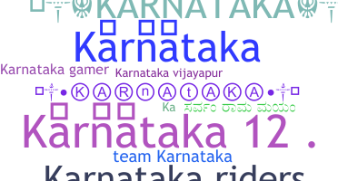ニックネーム - Karnataka