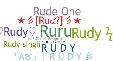 ニックネーム - Rudy