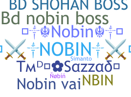 ニックネーム - Nobin