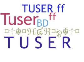 ニックネーム - Tuser