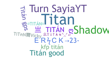ニックネーム - TiTN