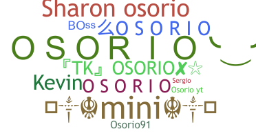 ニックネーム - Osorio