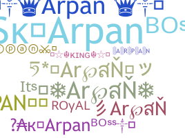 ニックネーム - Arpan